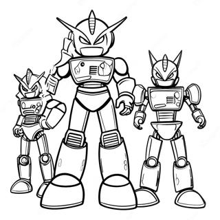 Metal Sonic Med Robotter Farvelægningsside Farvelægningsider