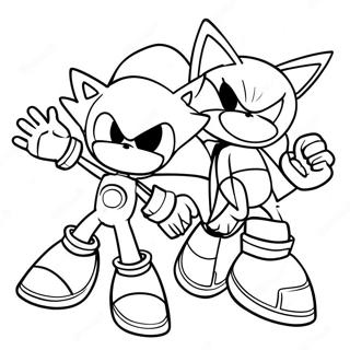 Metal Sonic Racer Mod Tails Farvelaegningsside 64706 13840