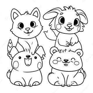 Glade Dyr Farvelaegningsside 66357-14516