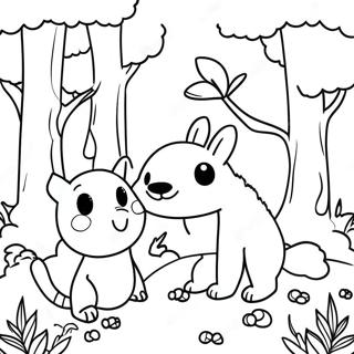 Jeg Ser Magisk Skov Farvelaegningsside 68062 14900