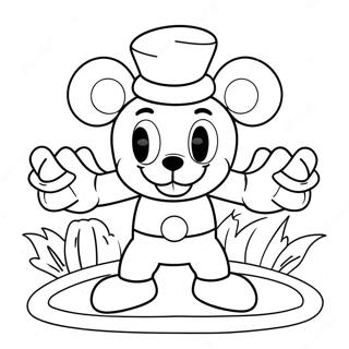 Cuphead I Aktion Farvelaegningsside 68407-14970
