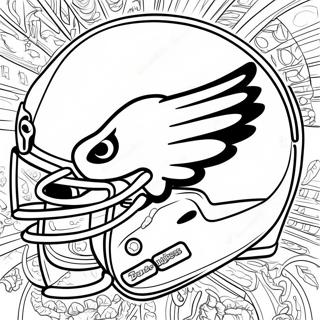 Farvelaegningsside Med Philadelphia Eagles Logo 68494-14989