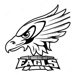 Farvelaegningsside Med Philadelphia Eagles Logo 68494-14990