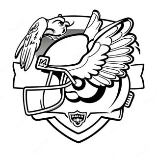 Farvelaegningsside Med Philadelphia Eagles Logo 68494-14991