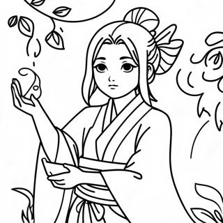 Megumi Fushiguro Kaldende Shikigami Farvelaegningsside 68862 15078