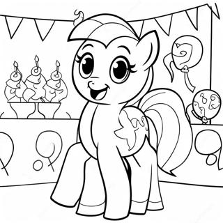 Pinkie Pie Festscene Farvelaegningsside 70140 15359