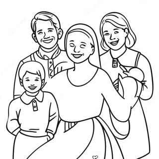 Glad Kristen Familie Farvelaegningsside 70497-15432