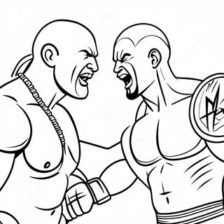 Intens Wwe Rivalisering Farvelaegningsside 70857 15520