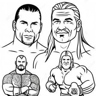 Wwe Legender Farvelaegningsside 70858-15524