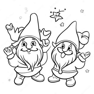 Glade Jule Nisser Farvelaegningsside 71223-15602