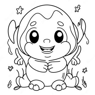 Skraemmende Huggy Wuggy I Morket Farvelaegningsside 71983-15836