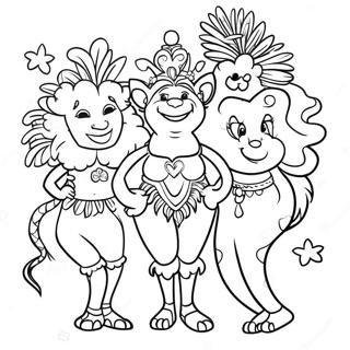 Rio Karneval Parade Farvelaegningsside 72187-15994