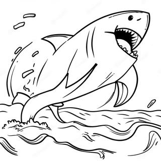 Megalodon Jager Bytte Farvelaegningsside 72571-16297