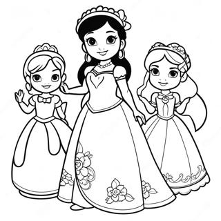 Elena Fra Avalor Og Venner Farvelaegningsside 72830-16500