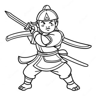 Mitsuri I Kampstilling Farvelaegningsside 72855 16513