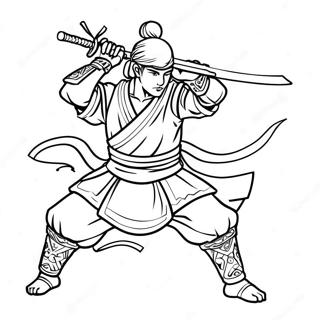 Mitsuri I Kampstilling Farvelaegningsside 72855 16514