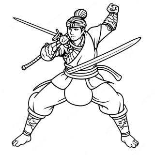 Mitsuri I Kampstilling Farvelaegningsside 72855 16515