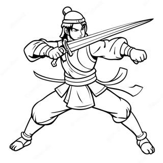 Mitsuri I Kampstilling Farvelaegningsside 72855 16516