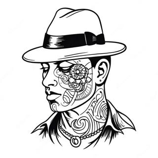 Gangsta Tattoo Farvelaegningsside 72931-16567