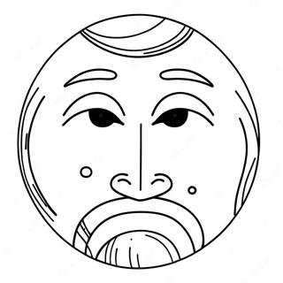 Trist Ansigt Farvelaegningsside 73036-16654