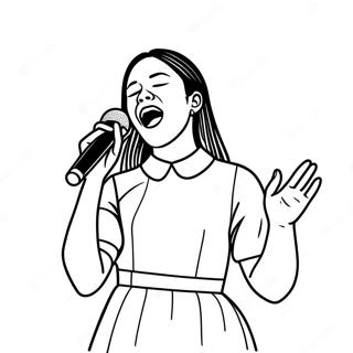 Olivia Rodrigo Synger Pa Scenen Farvelaegningsside 73701-17169