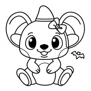 Glad Halloween Stitch Farvelaegningsside 73859 17301