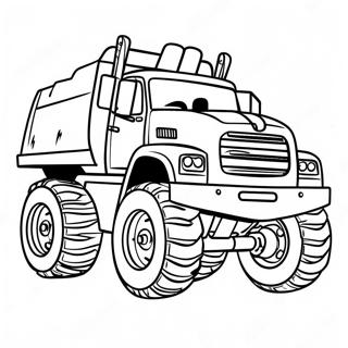 Monster Diesel Truck Farvelaegningsside 74316-17649