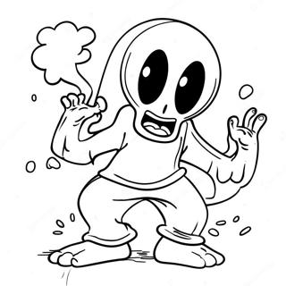 Uudsigelig Karakter I Aktion Farvelaegningsside 74469-17772