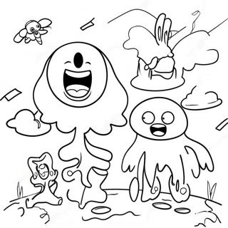 Uudsigelig Med Venner Farvelaegningsside 74471-17779