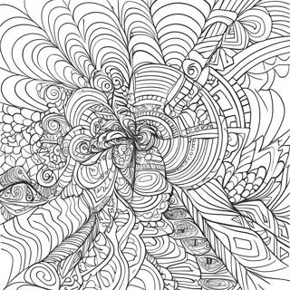Optisk Illusion Farvelaegningsside 74725-17967