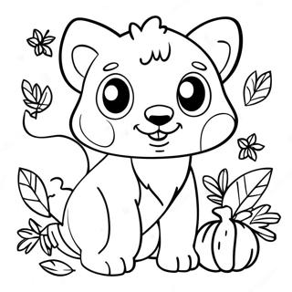 Legesyge Efterars Dyr Farvelaegningsside 75166-18317