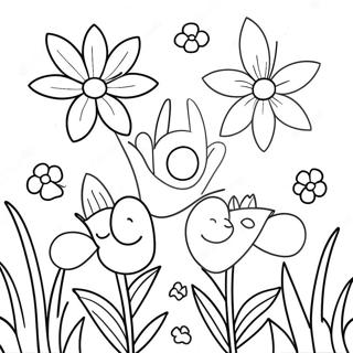 Forarsblomster Farvelaegningsside 75548-18607