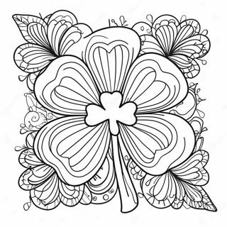 Heldigt Klover Farvelaegningsside 75704-18730