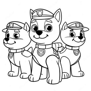 Halloween Paw Patrol Farvelægningsider