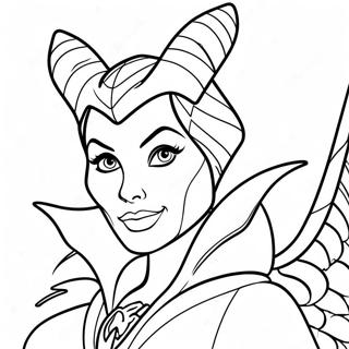 Maleficent Med Drage Farvelaegningsside 76370-19249