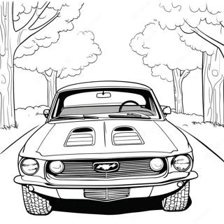 Klassisk Mustang Gt Farvelaegningsside 76396 19272