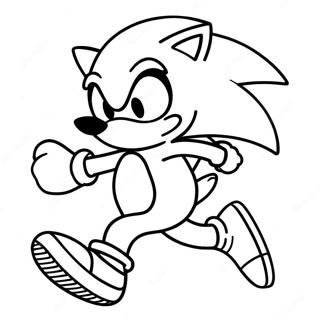 Sonic The Hedgehog Der Lober Hurtigt Farvelaegningsside 76856-19629