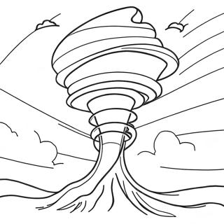 Virvlende Tornado Farvelaegningsside 76906-19670