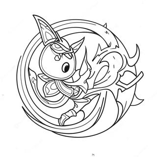 Genshin Impact Logo Farvelaegningsside 76982-19708