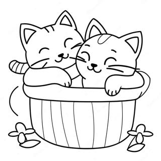 Kaere Kattunger Der Sover Farvelaegningsside 77010 19734