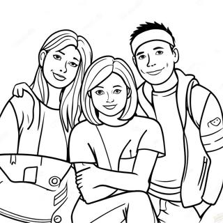 Stottende Venner I Afhaengighedsgenopretning Farvelaegningsside 77036-19757