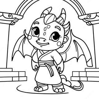 Raya I Drage Templet Farvelaegningsside 77063 19781