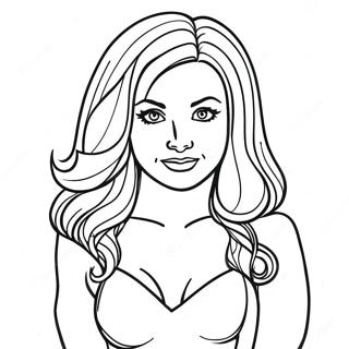 Farvelaegningsside Med Styrkede Kvinder 77783 20332