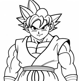 Goku Black Med Svaerd Farvelaegningsside 77914-20433