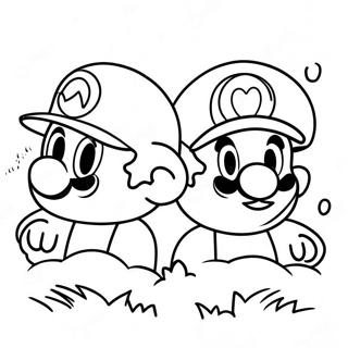 Cappy Og Mario Eventyr Farvelaegningsside 78068-20550