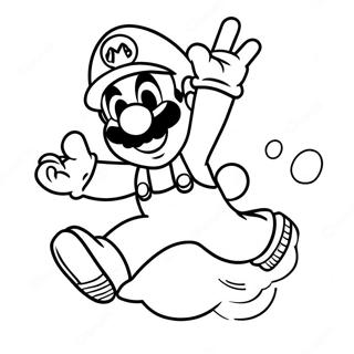 Mario Hopper I Luften Farvelaegningsside 78069 20555