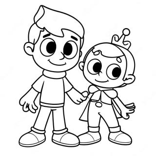 Timmy Turner Med Fe Gudforaeldre Farvelaegningsside 78377-20789