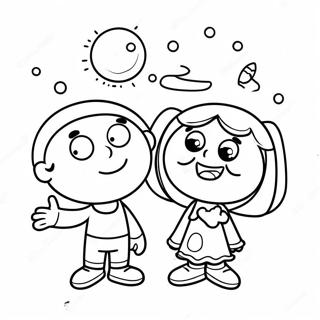 Cosmo Og Wanda Magisk Eventyr Farvelaegningsside 78378-20793