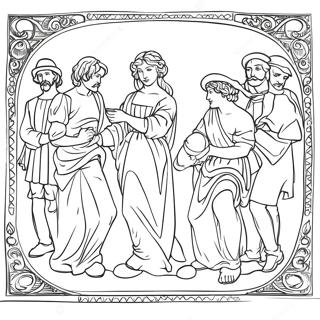 Renaissance Kunst Farvelaegningsside 78872-21181