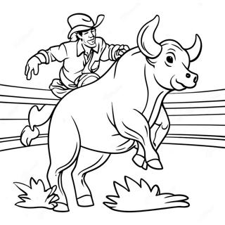 Lassoer En Tyr Farvelaegningsside 78998-21274